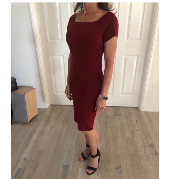 Max Studio Bandage Dress - Maroon M (see measurements) - Picture 1 of 8